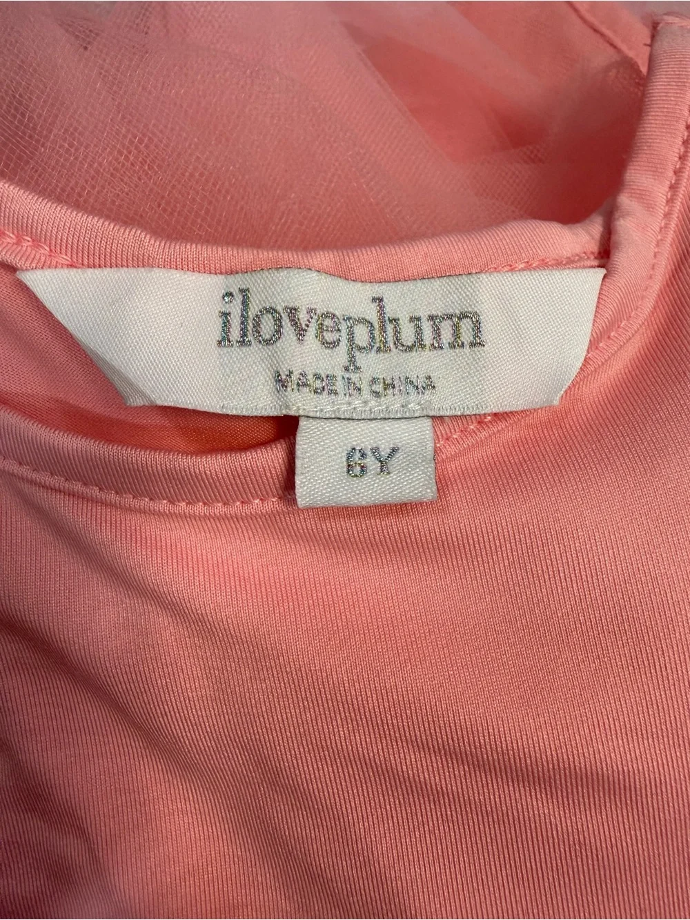 loveplum Pink Tulle Tank Dress for Kids - Picture 7 of 7